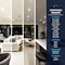 Luxrite 2 Inch LED Recessed Light 5CCT 2700K-5000K 15W 1000LM Dimmable Interchangeable Trim Wet Rated LR23415-1PK - alternate 3